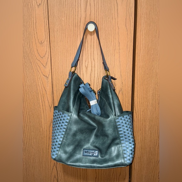 Wrangler Two-Tone Green and Blue Bag - Picture 1 of 1